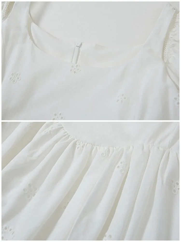 Cut Work Lace Lanthanum Sleeve Doll One Piece【s0000003851】