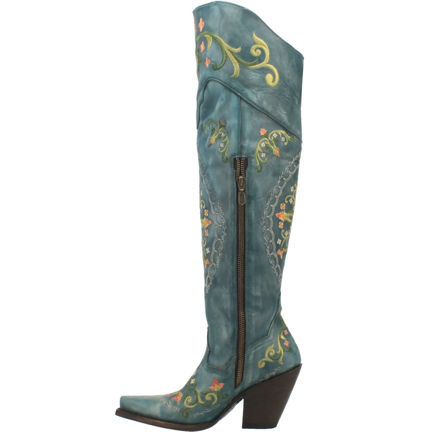 Dan Post Women's Flower Child - Turquoise