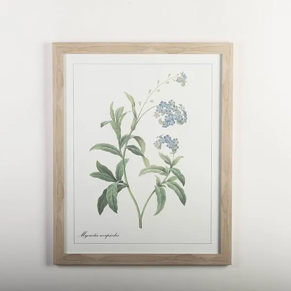 Delicate Blue Flowers Art Work *in store pickup only