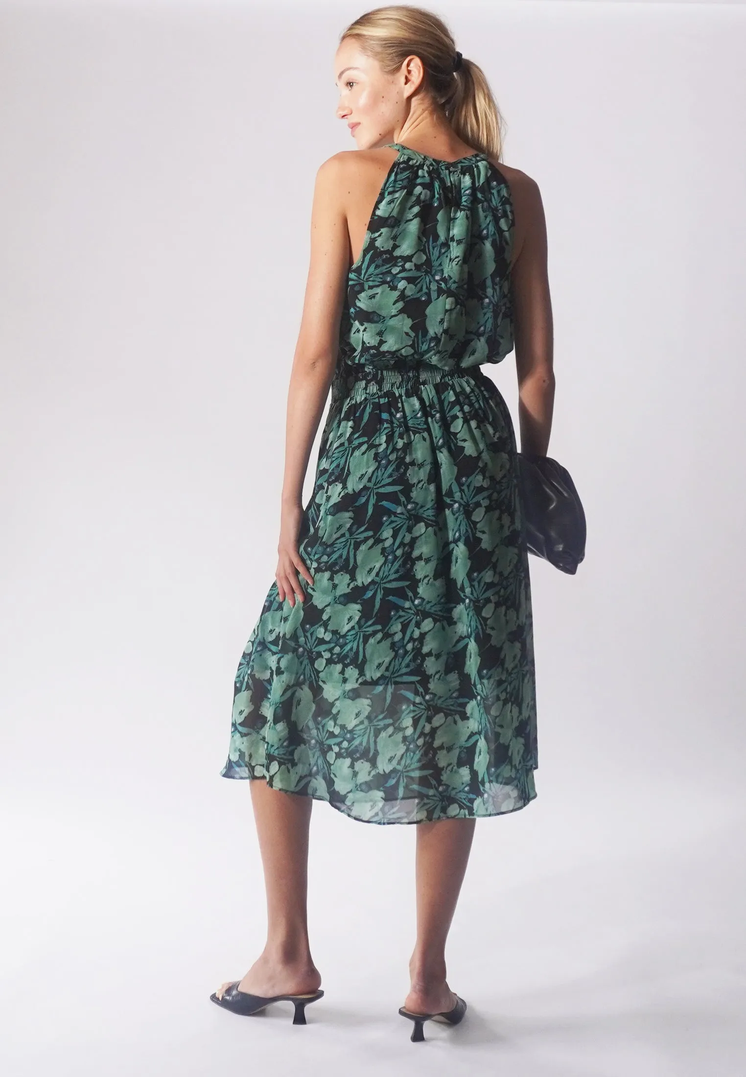 DESTINY MIDI DRESS PRIME GREEN