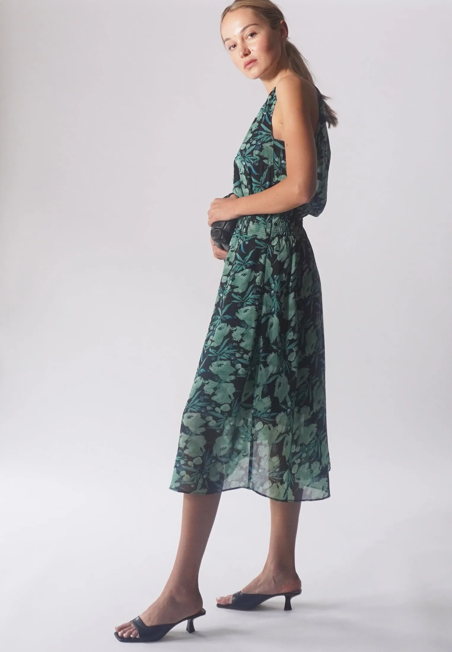 DESTINY MIDI DRESS PRIME GREEN