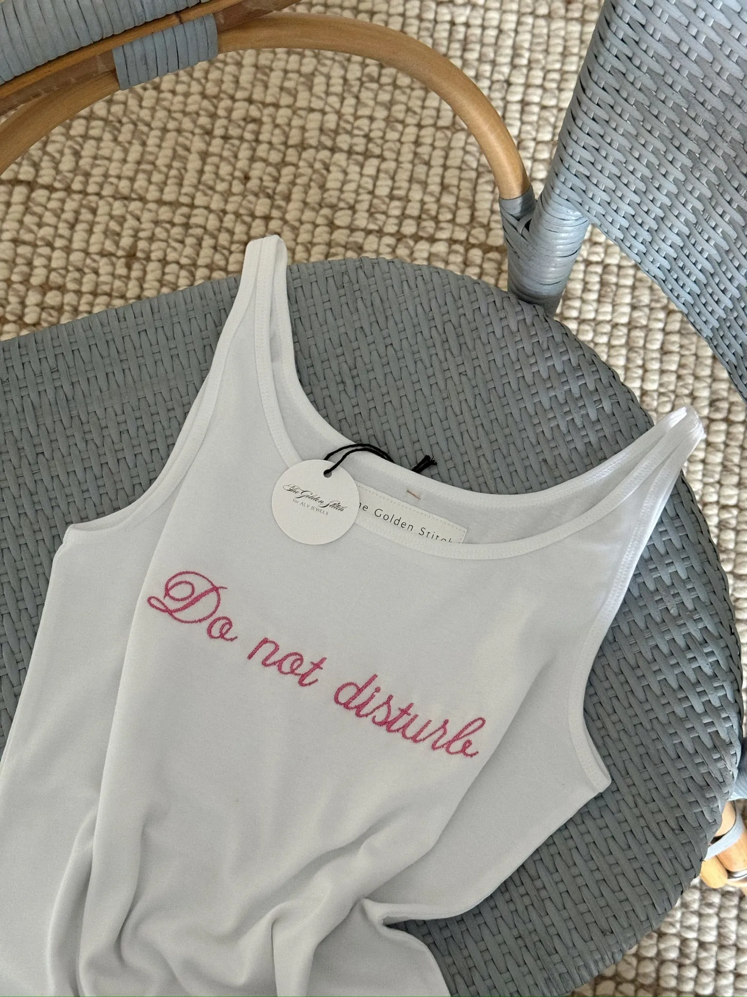 EMBROIDERED TANK TOP