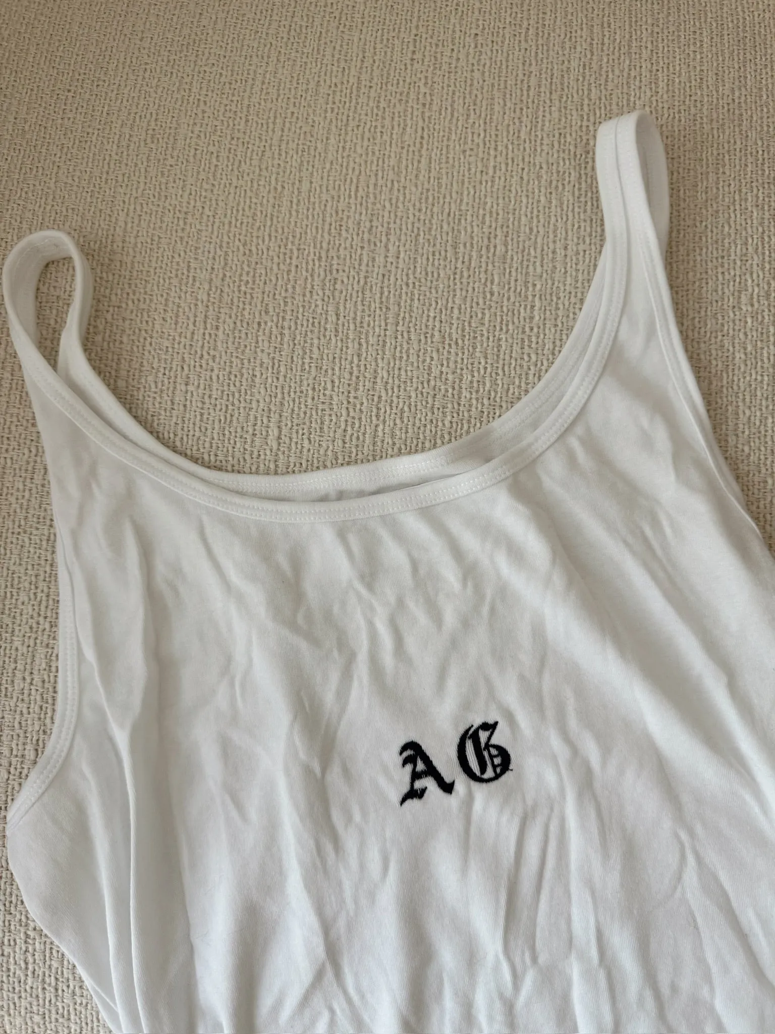 EMBROIDERED TANK TOP