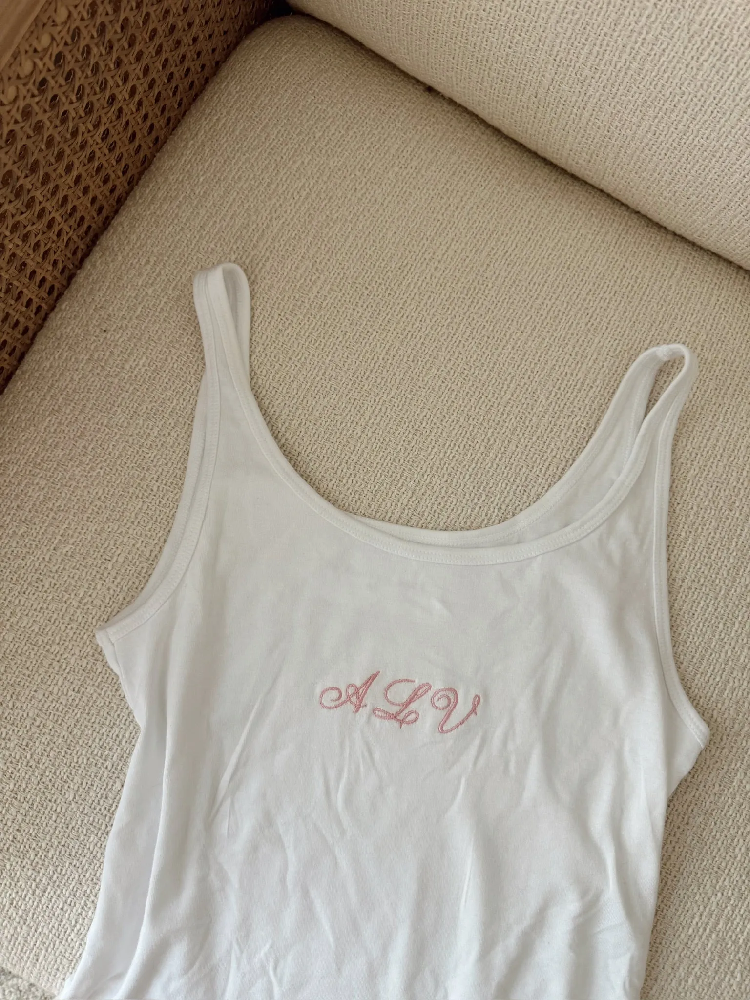 EMBROIDERED TANK TOP