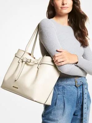 Emilia Large Pebbled Leather Tote Bag