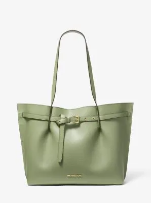 Emilia Large Pebbled Leather Tote Bag