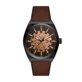 Everett Automatic Dark Brown LiteHide™ Watch