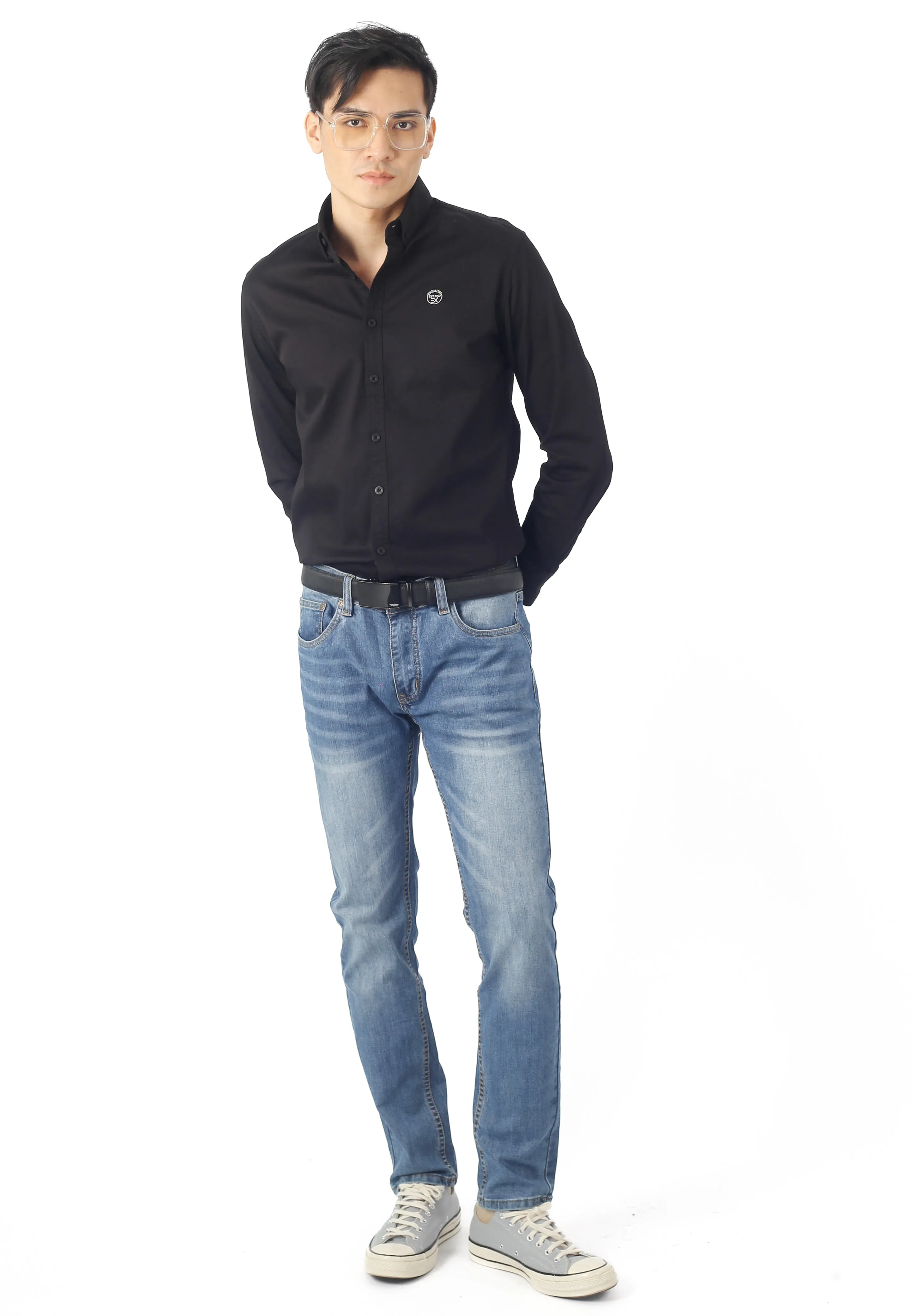 EXHAUST LONG SLEEVE SHIRT [SLIM FIT] 1626