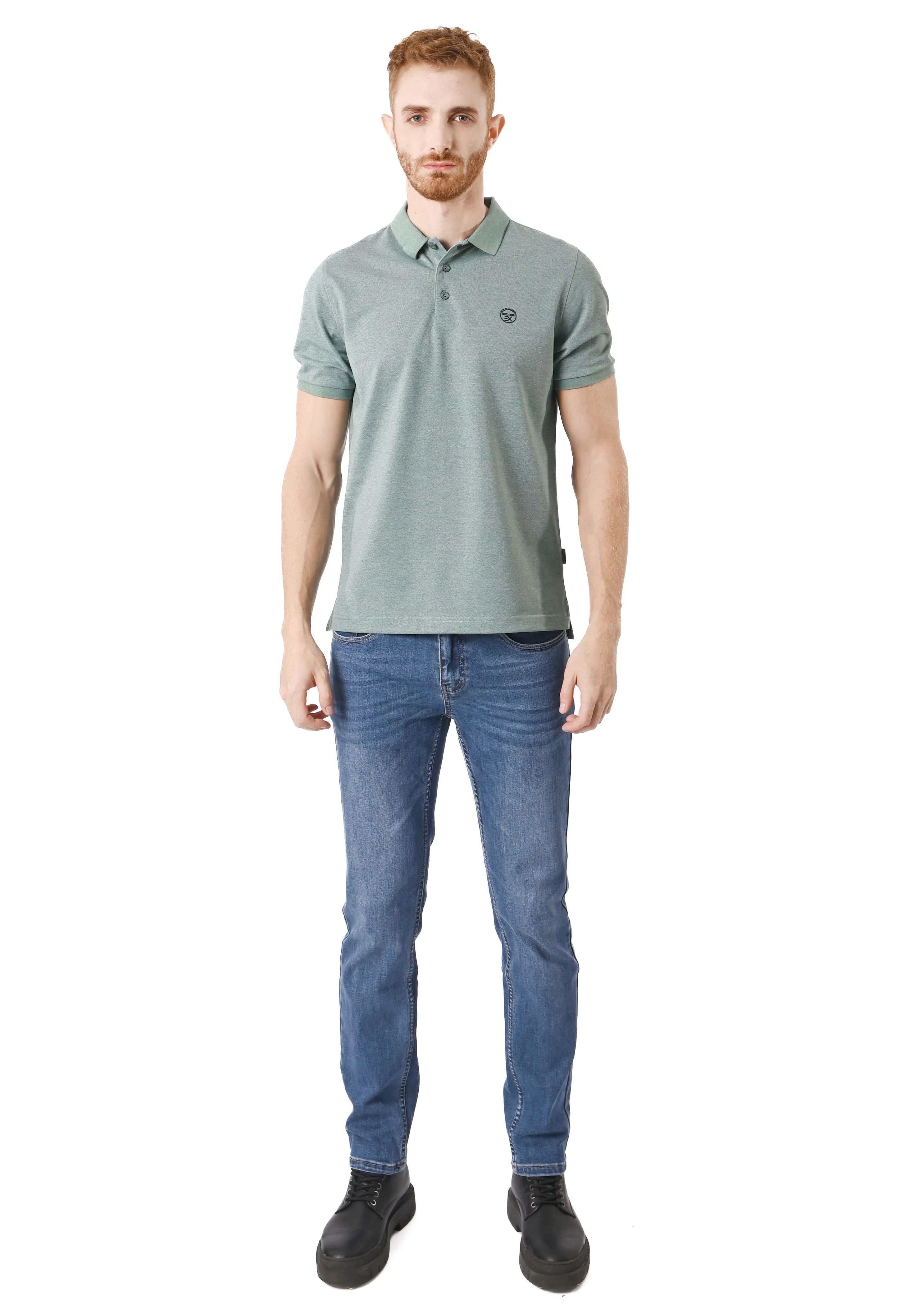 EXHAUST MENS POLO T-SHIRT [SLIM FIT] 1594