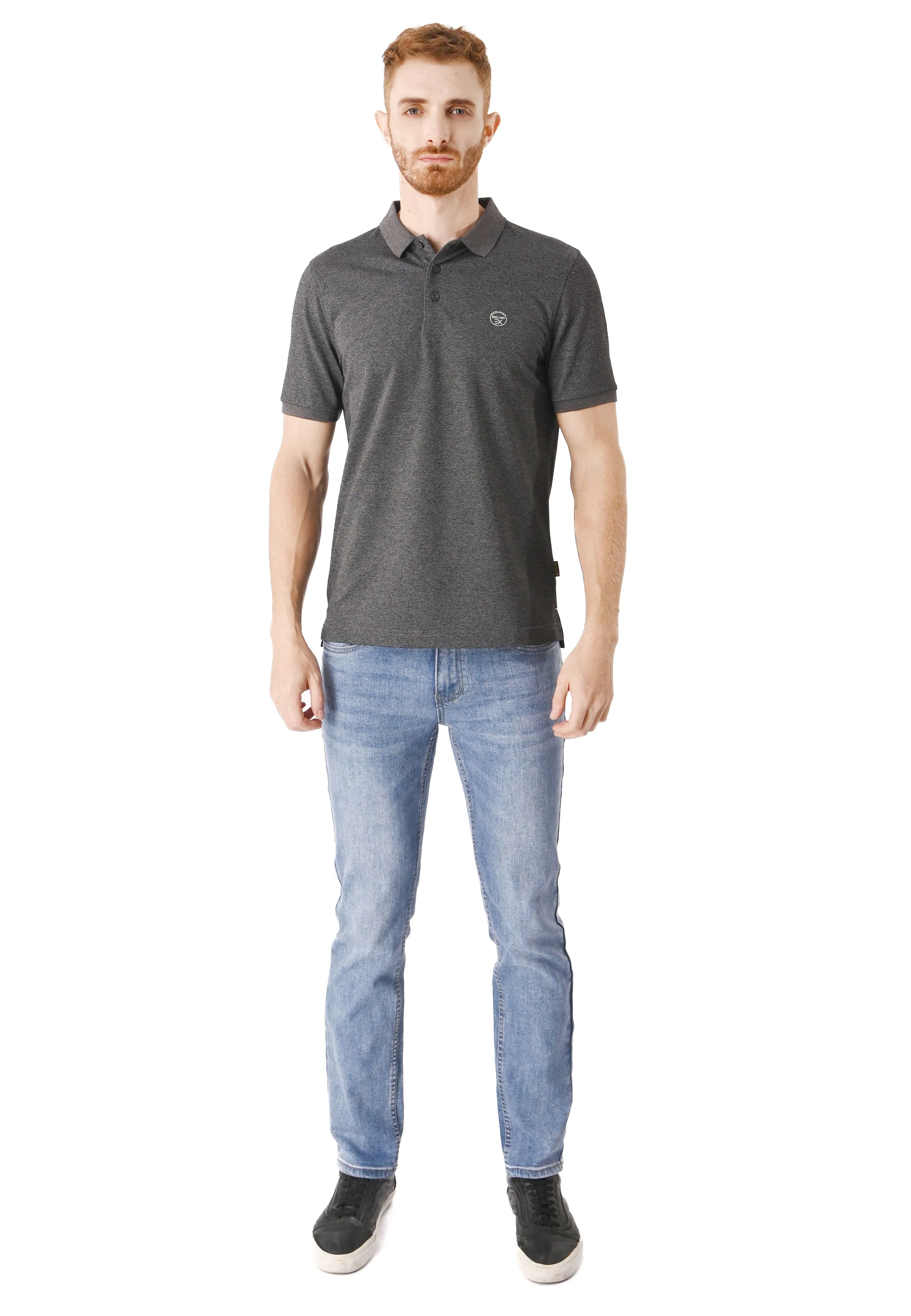 EXHAUST MENS POLO T-SHIRT [SLIM FIT] 1594