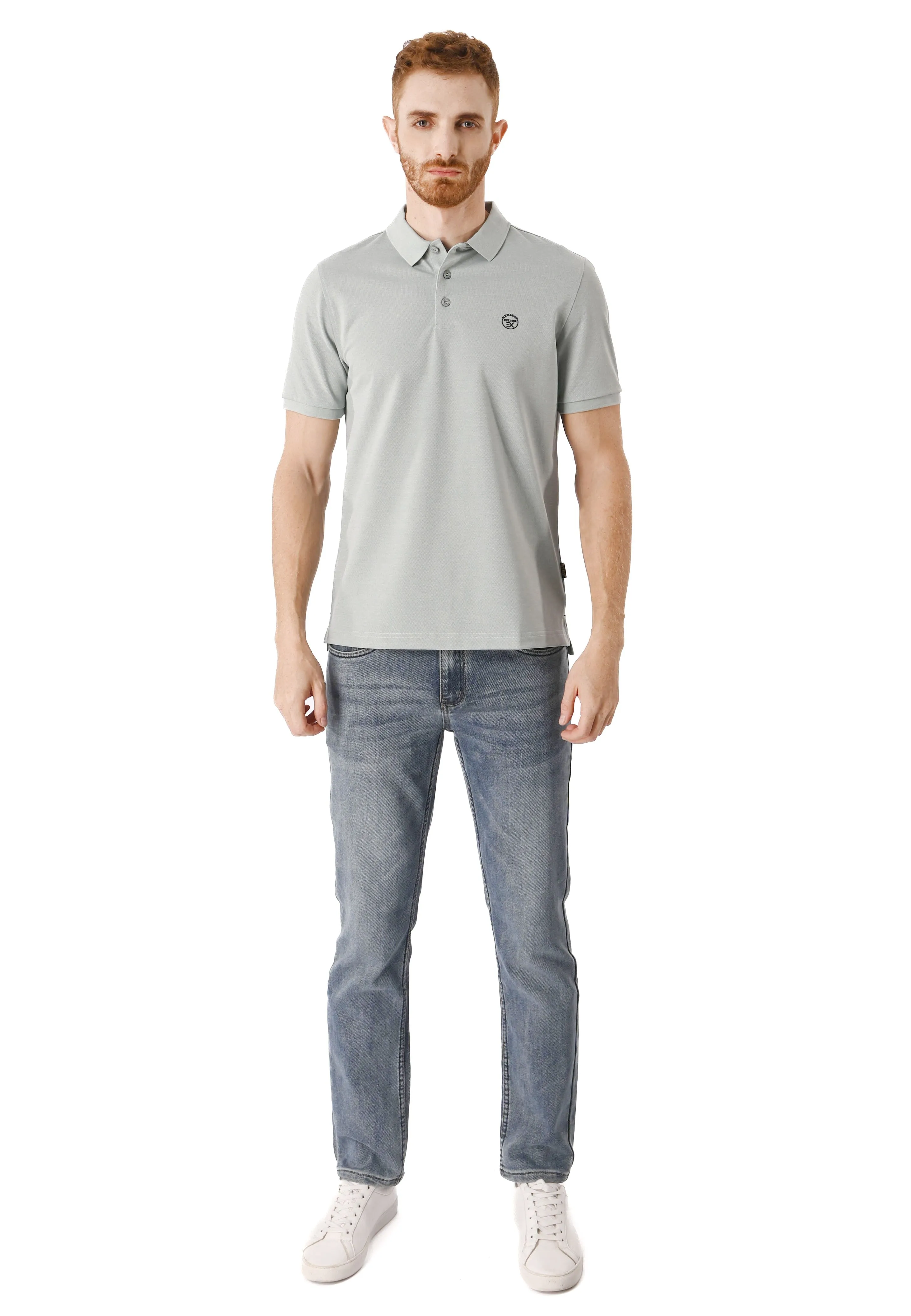 EXHAUST MENS POLO T-SHIRT [SLIM FIT] 1594