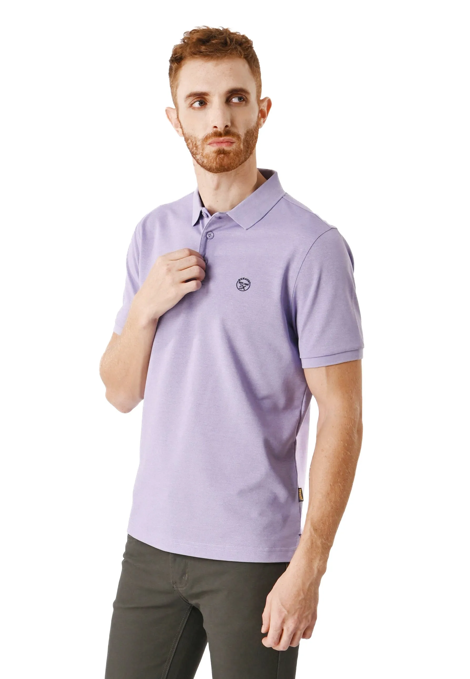 EXHAUST MENS POLO T-SHIRT [SLIM FIT] 1594