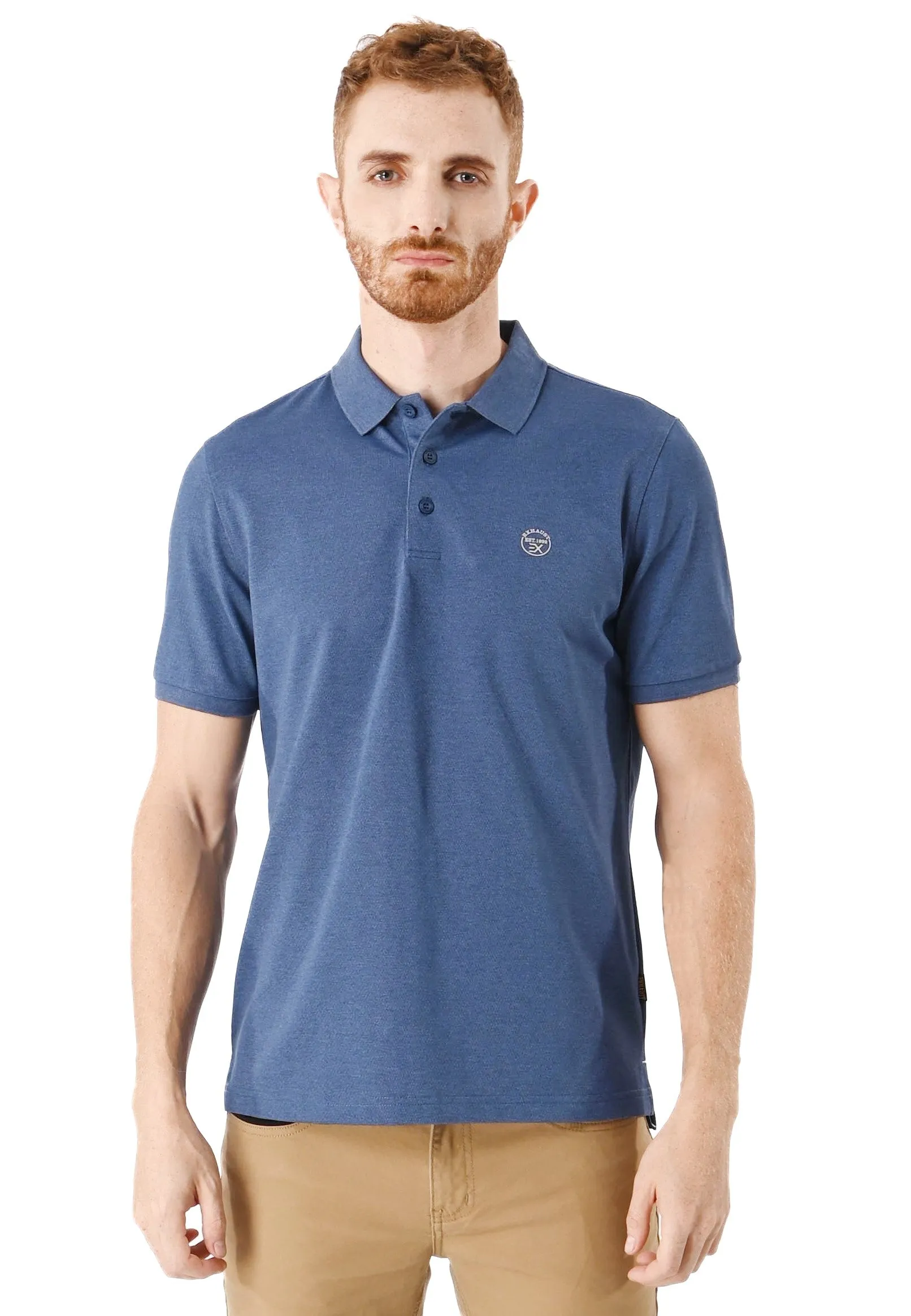 EXHAUST MENS POLO T-SHIRT [SLIM FIT] 1594