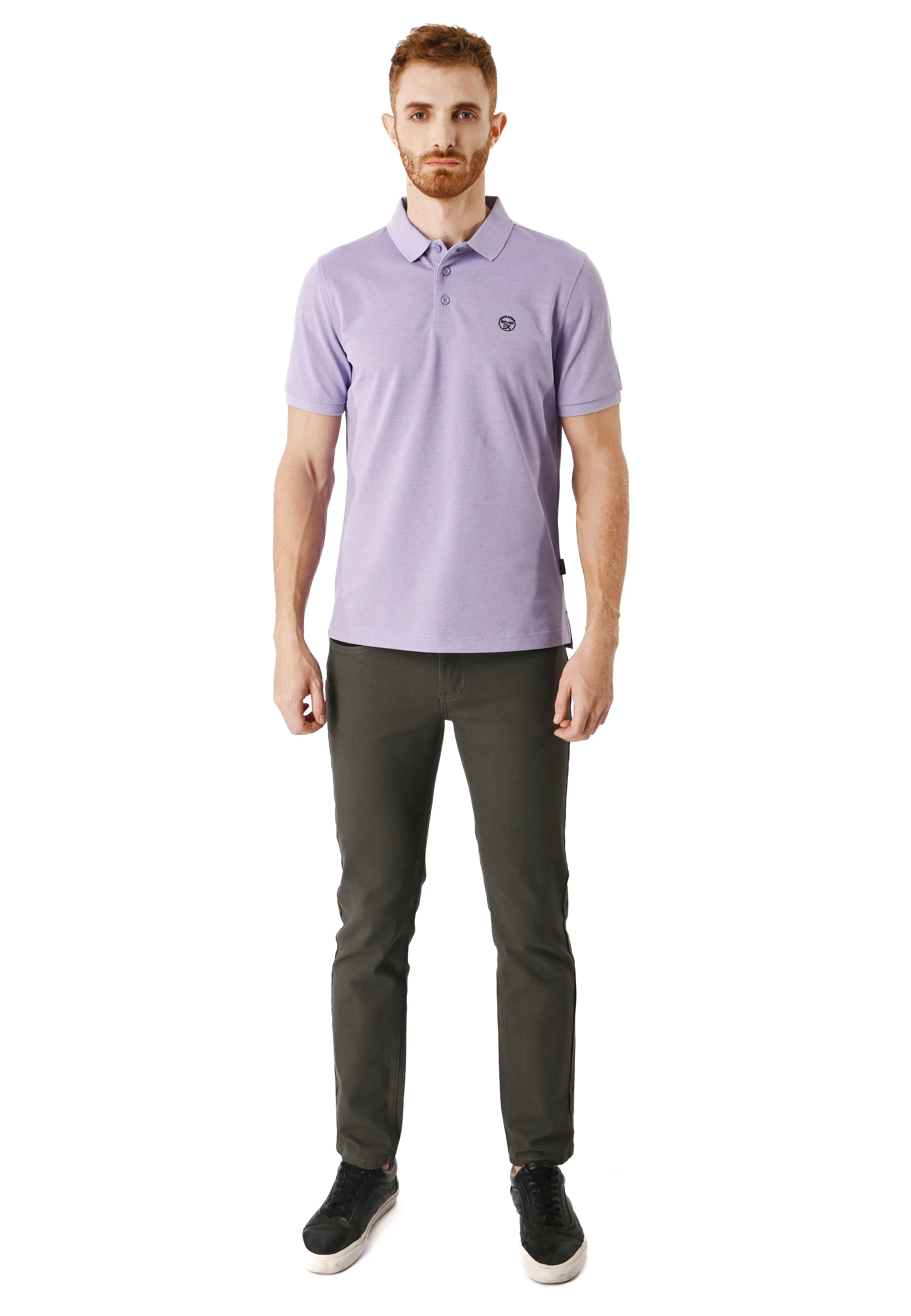 EXHAUST MENS POLO T-SHIRT [SLIM FIT] 1594