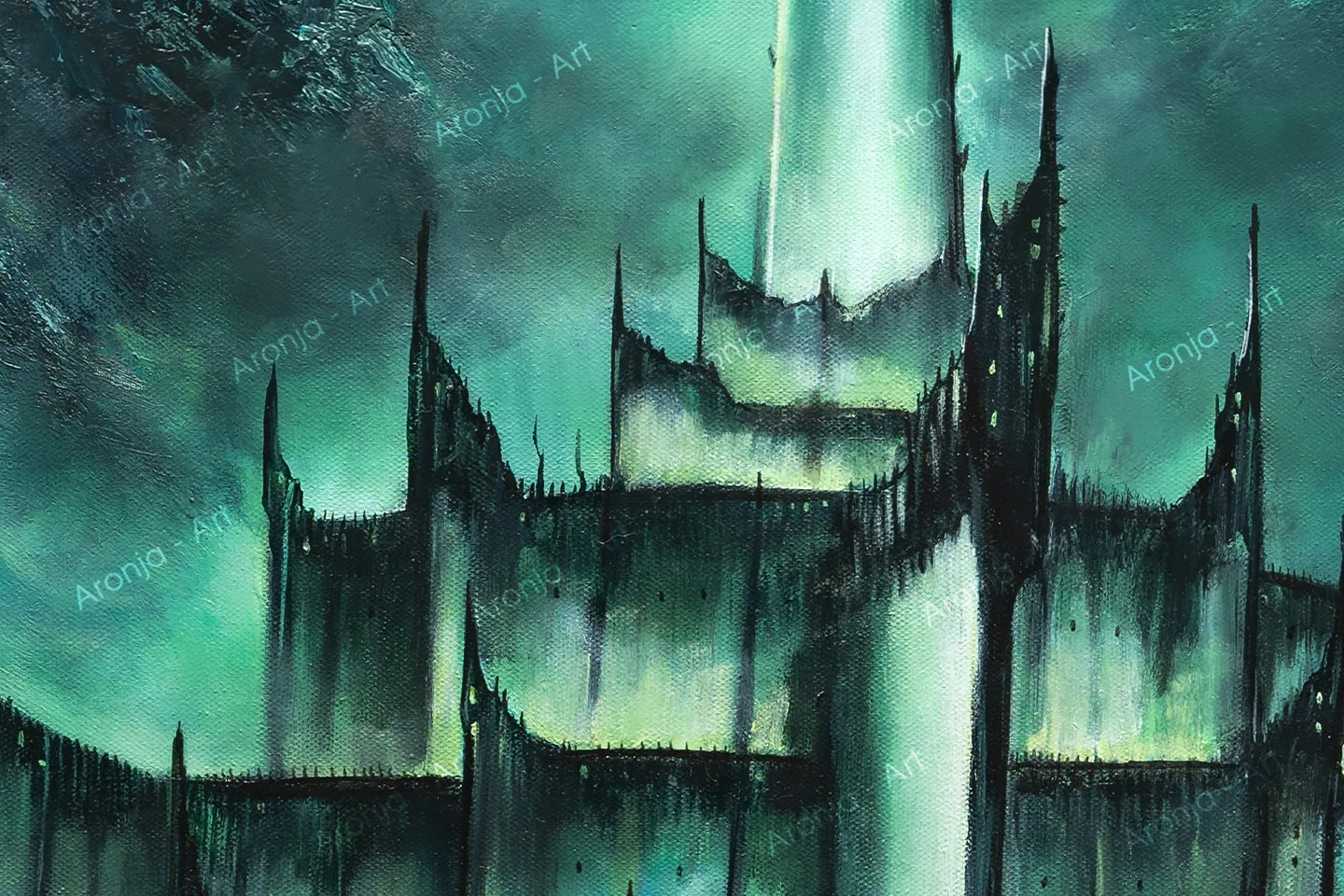 GLOW IN THE DARK PRINT: Minas Morgul