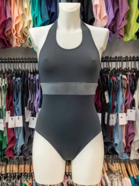 Gray Dance Halter Leotard MP219