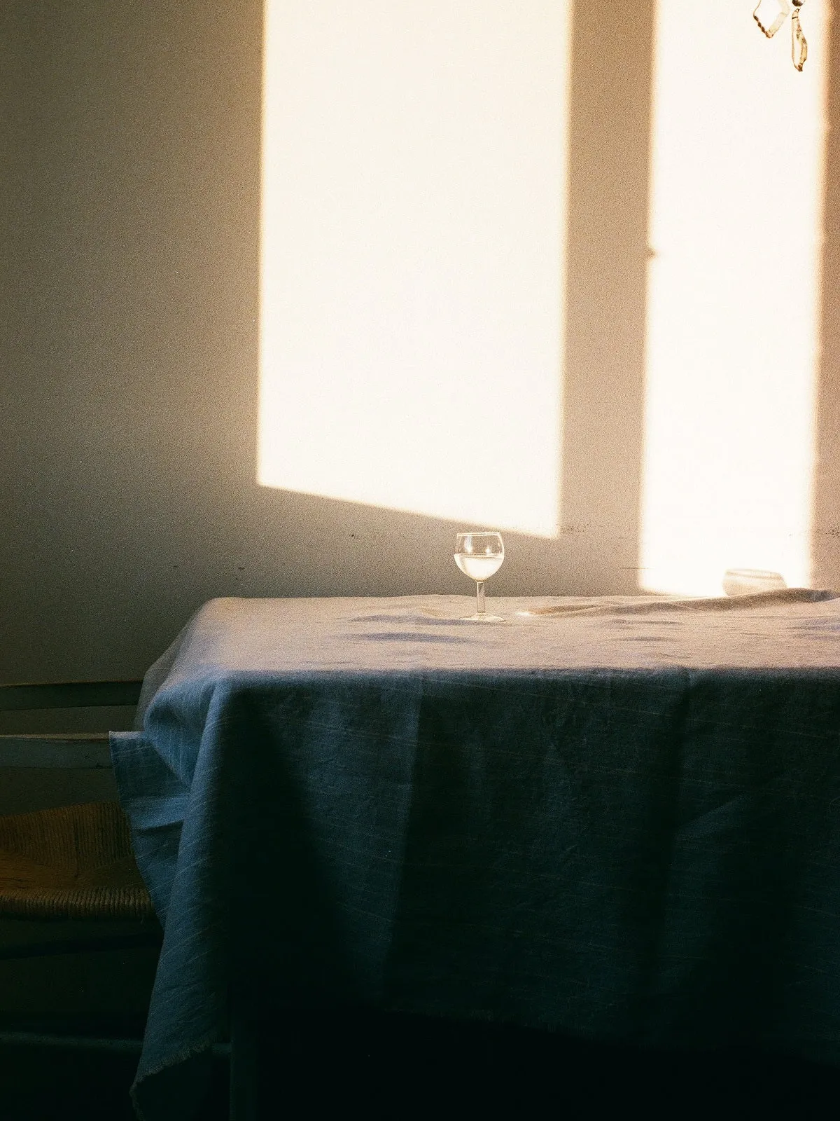 Greta Tablecloth in Garda Light Blue