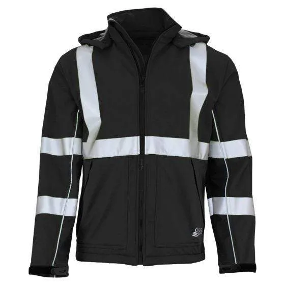 GSS Weather proof softshell with Telfon 7517 BLACK