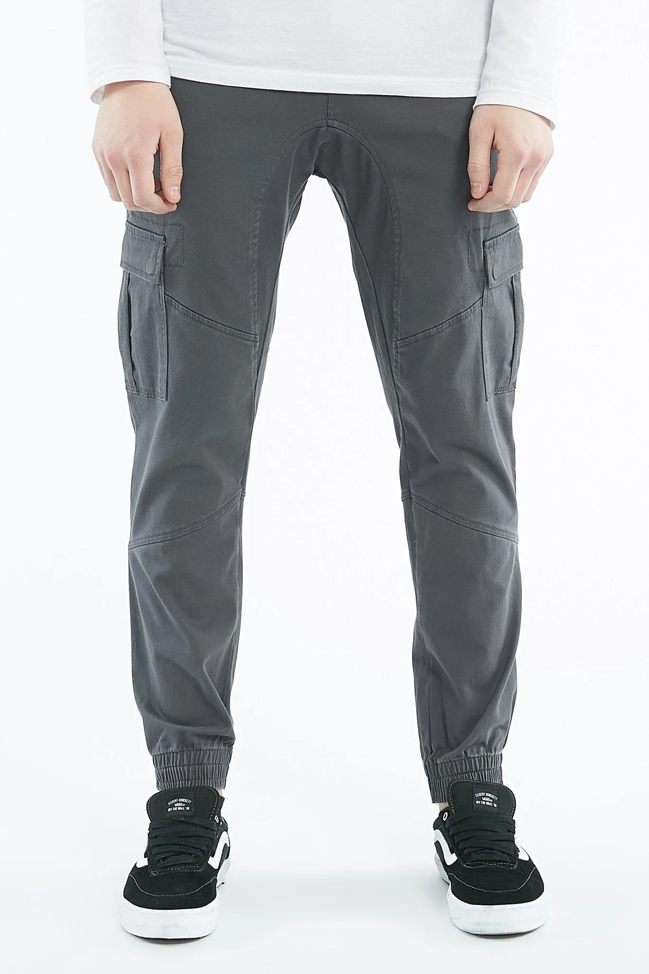 Guys Cargo Charcoal Jogger