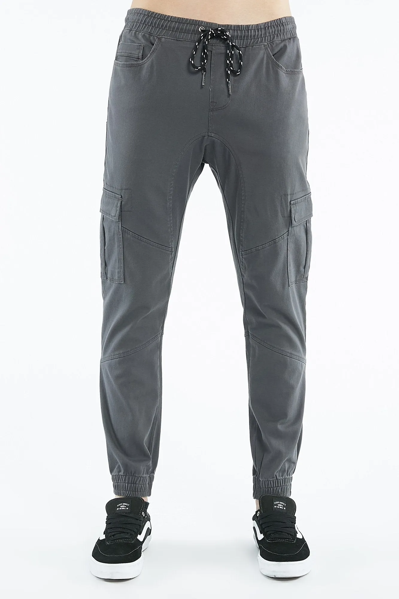 Guys Cargo Charcoal Jogger