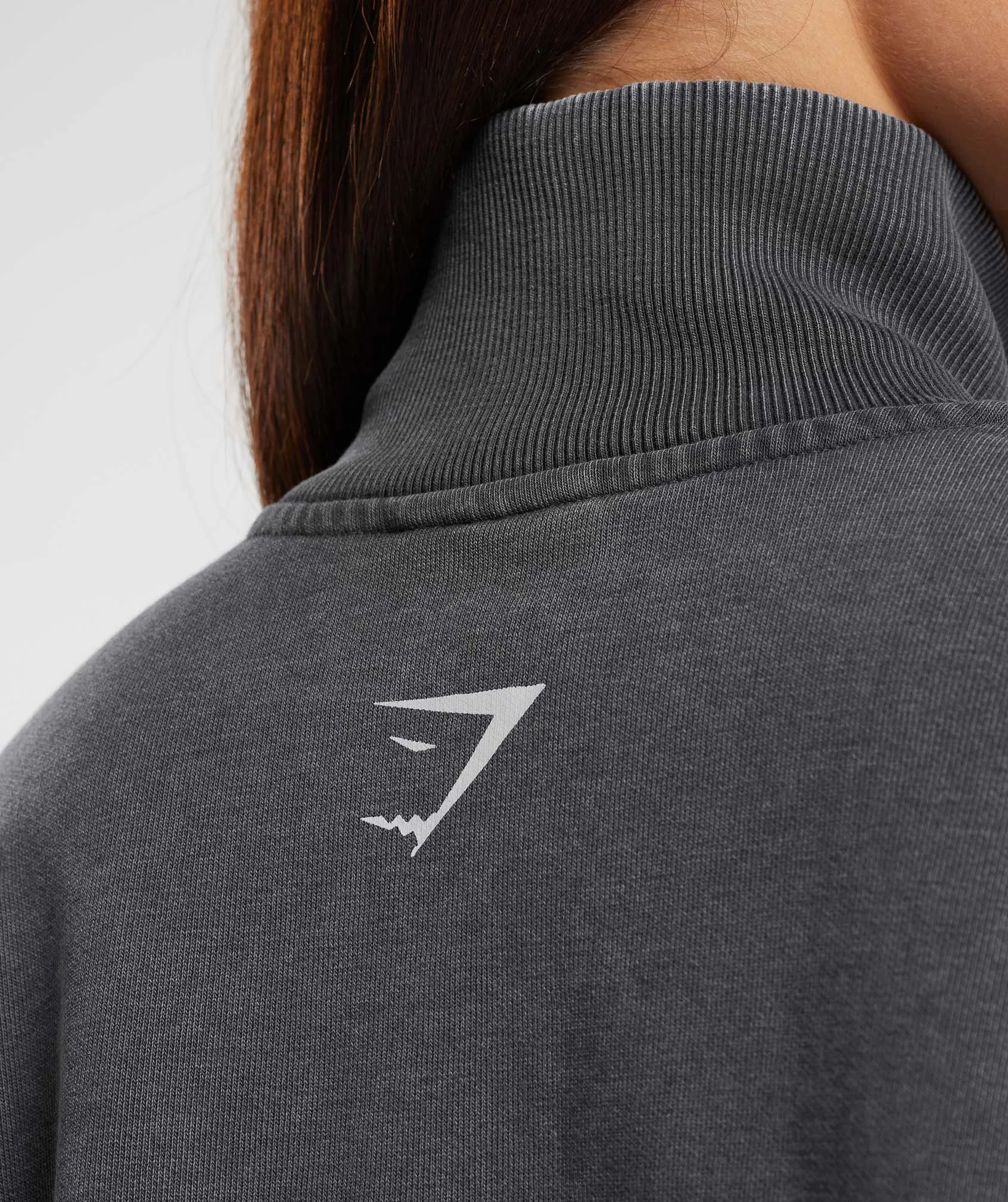 Gymshark Collegiate 1/4 Zip - Silhouette Grey