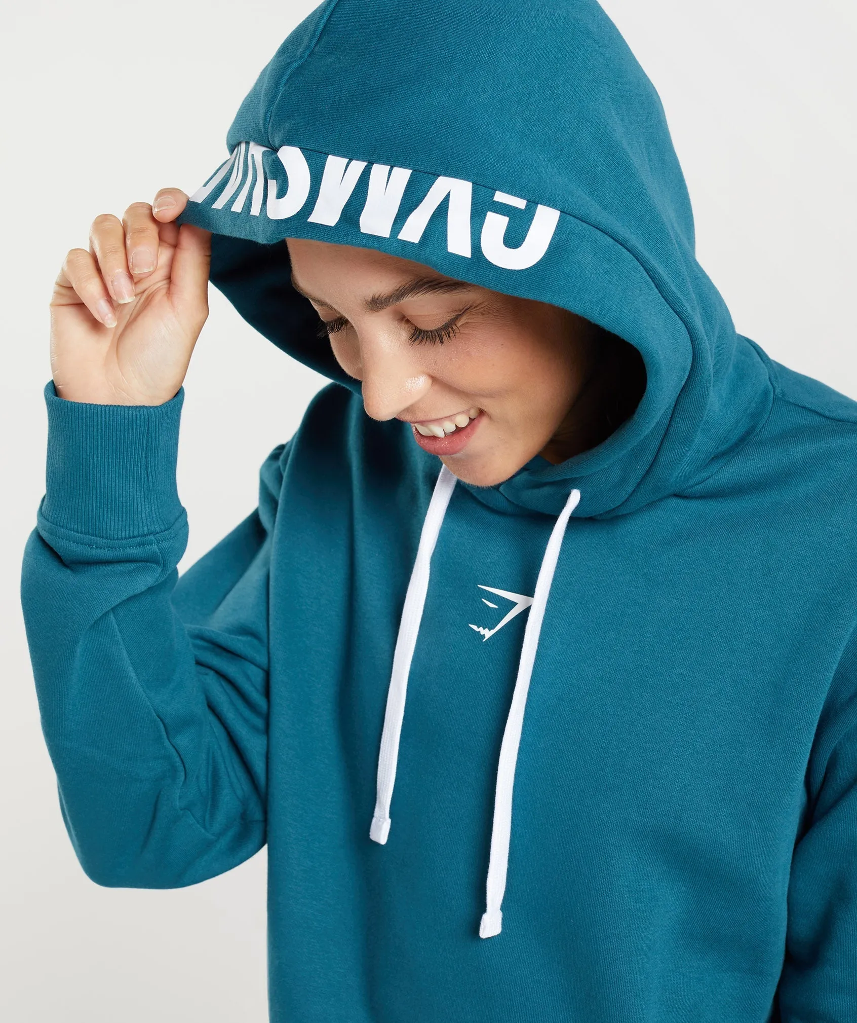 Gymshark Fraction Hoodie - Atlantic Blue