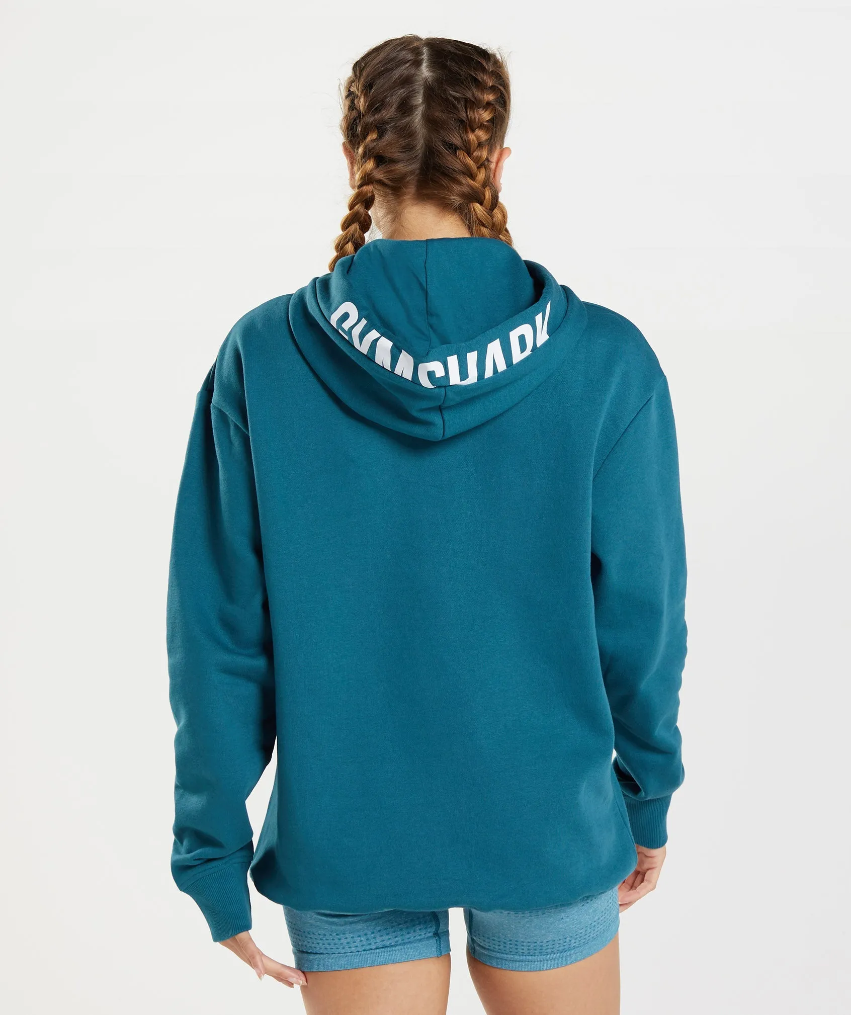 Gymshark Fraction Hoodie - Atlantic Blue