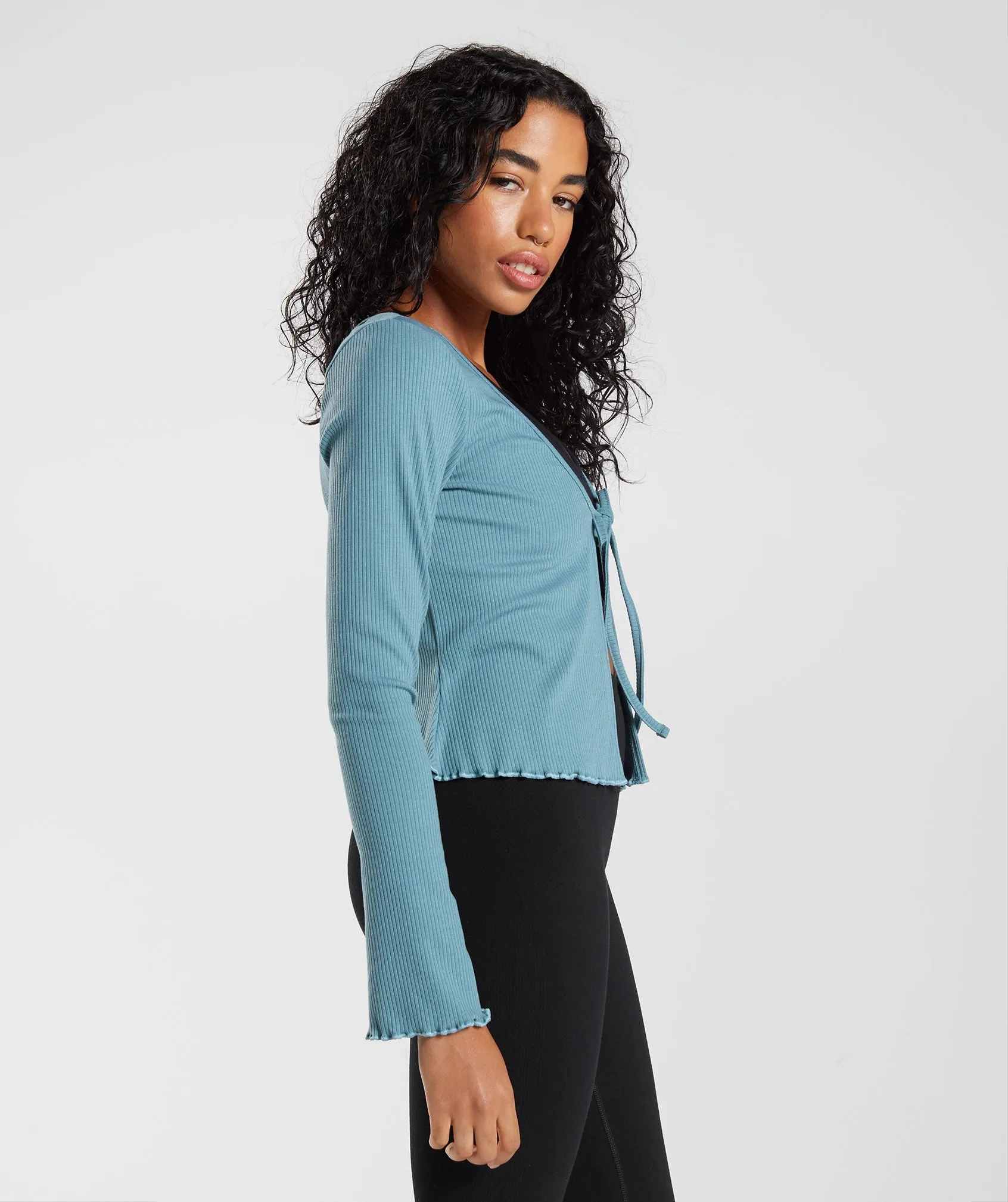 Gymshark Pause Cardigan - Charred Blue