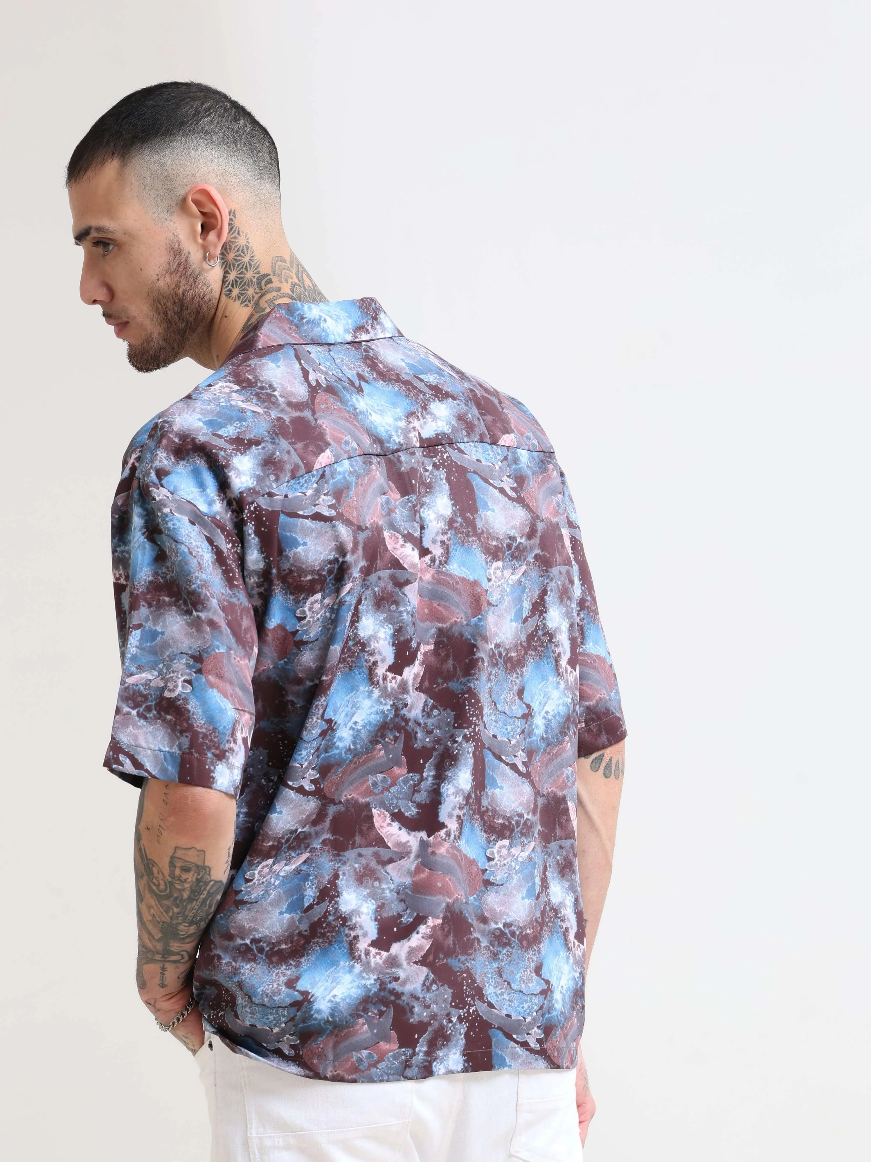 Hawaiian Island Oversized Shirt