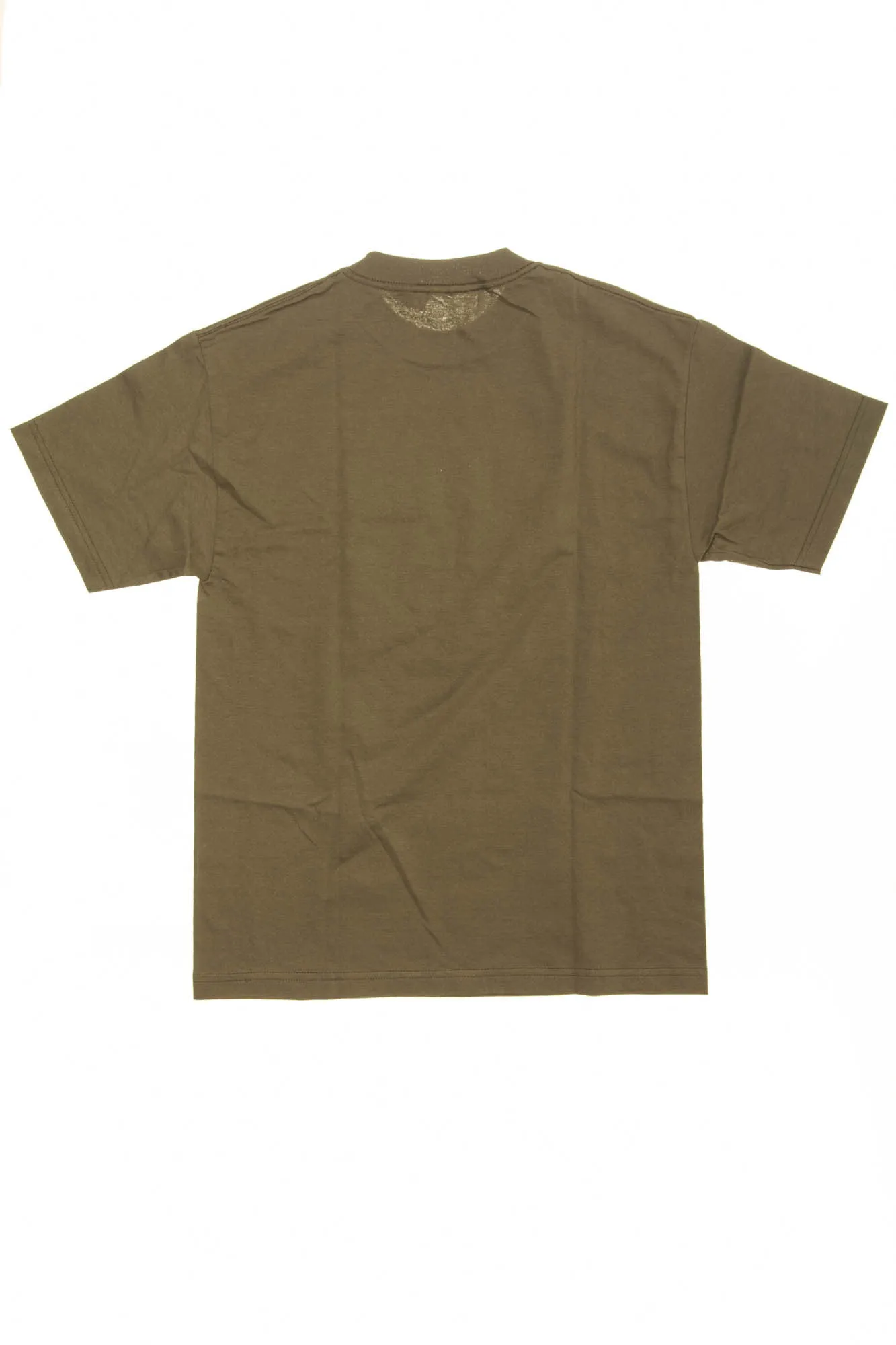 Hawaiian Style - Olive Green Short Sleeve Graphic T Shirt