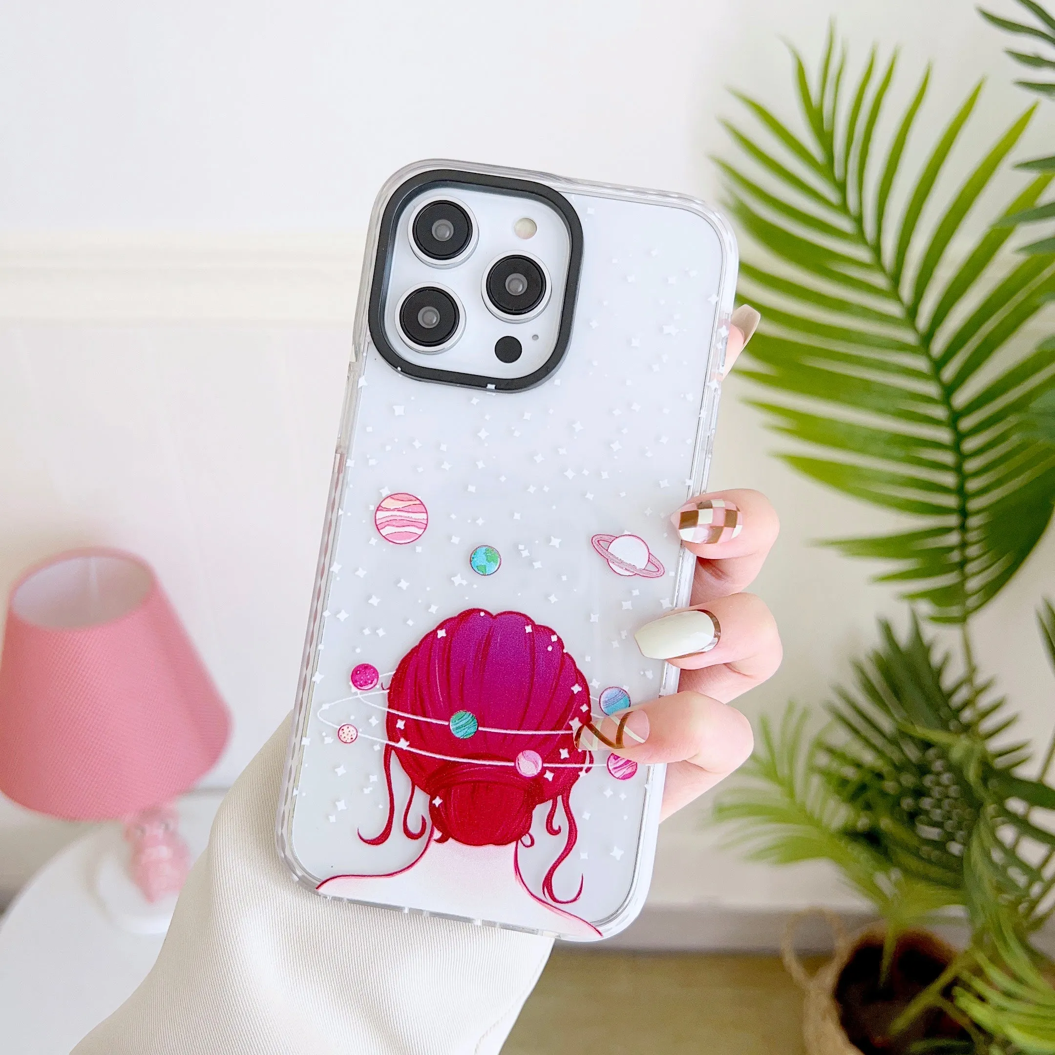 iPhone Impact Proof Silicon Case ( Girl In Universe )