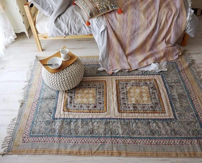 JOLLY - BLOCK PRINTED RUG