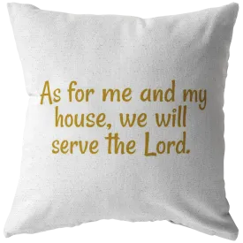 Joshua 24:15 Pillow