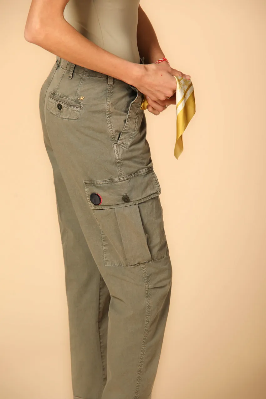 Judy Archivio W pantalone cargo donna in twill di cotone icon washes relaxed