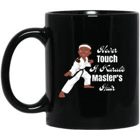 Karate Black Belt 11 oz. Black Mug