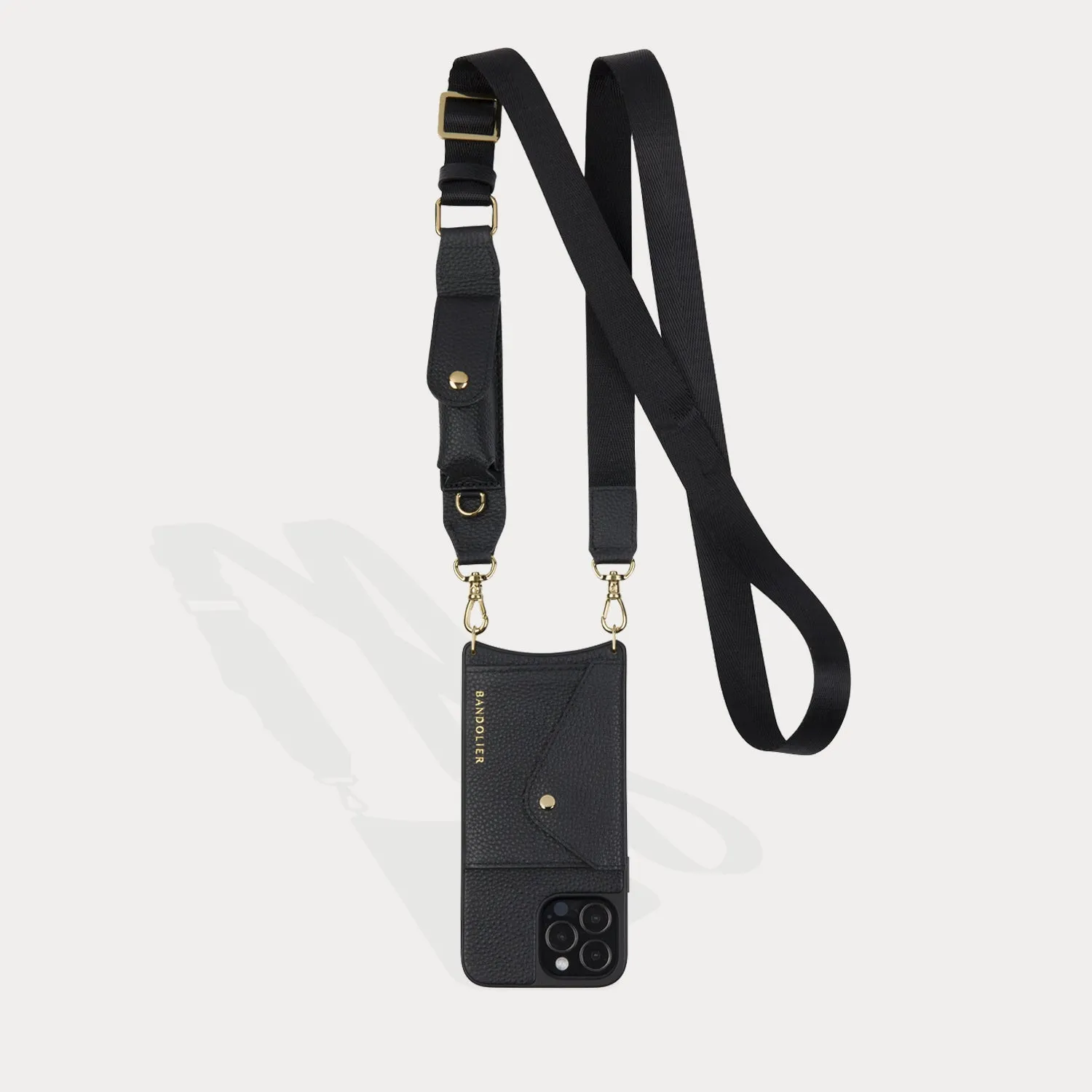 Lana Lipstick Strap Only - Black/Gold