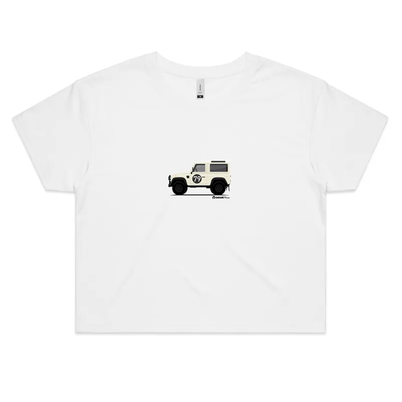 Land Rover Defender  - Women's Crop T'shirt