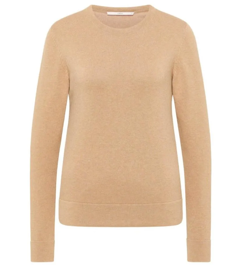 LANIUS Round neck jumper 14059 beige melange 254 women