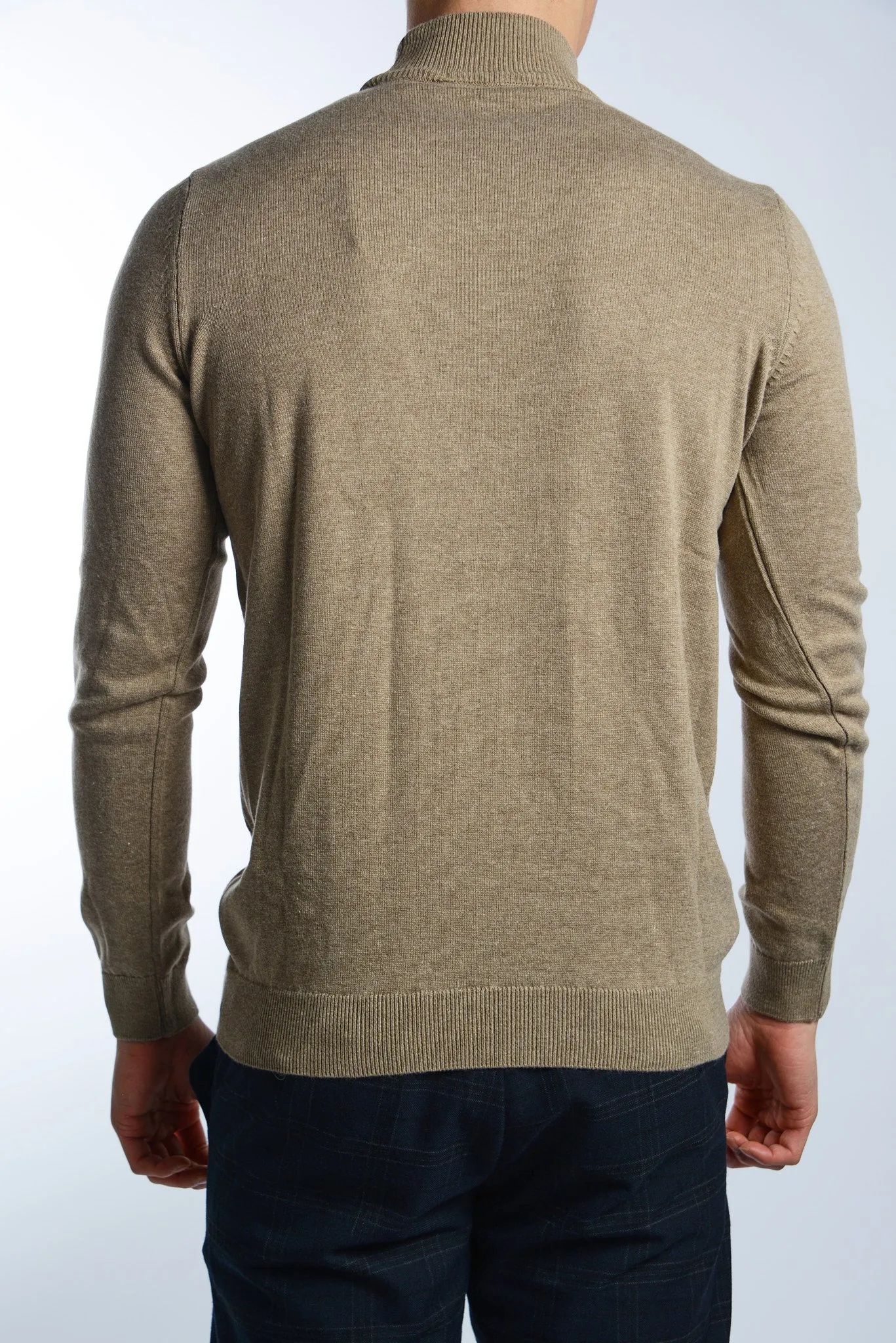 Leeds Slim Fit Mockneck Euro Sweater