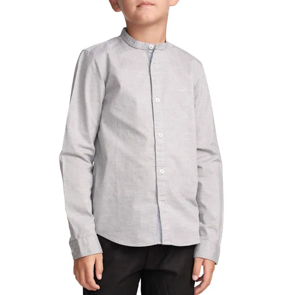 Little Scholar's Shirt - Castor Gray