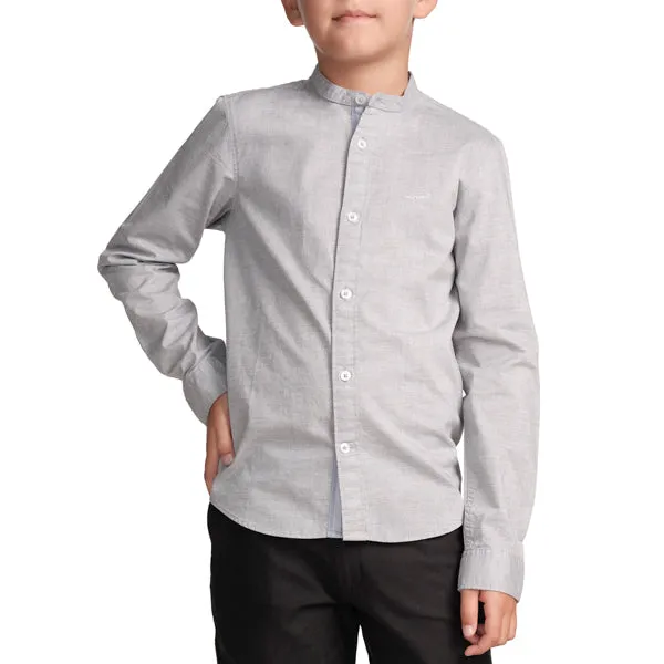 Little Scholar's Shirt - Castor Gray