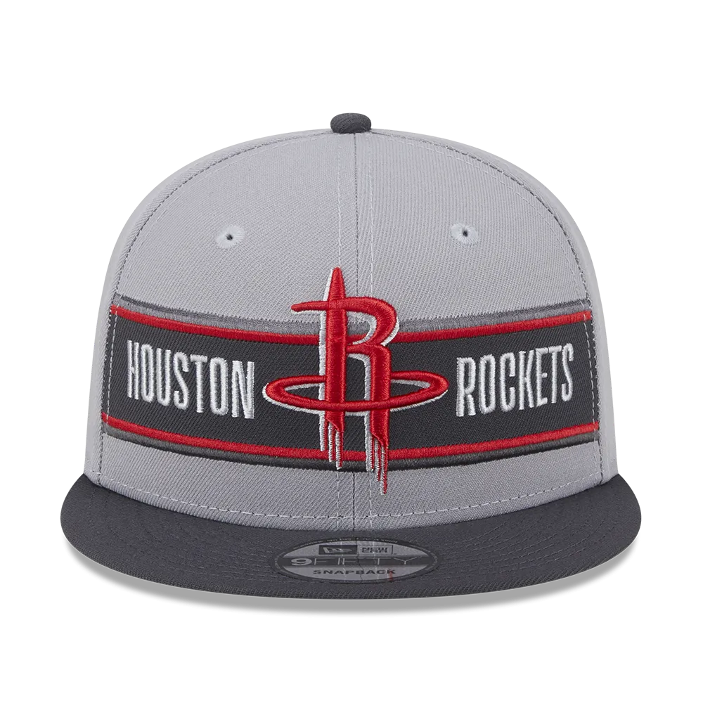 Men's Houston Rockets New Era 9FIFTY 2024 NBA Draft Alternate Snapback Adjustable Cap