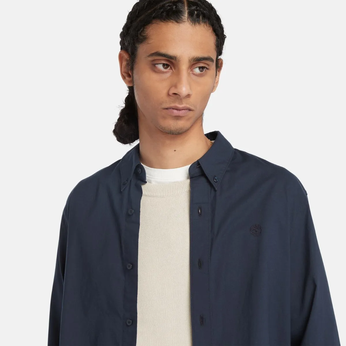 Men's Solid Poplin Shirt