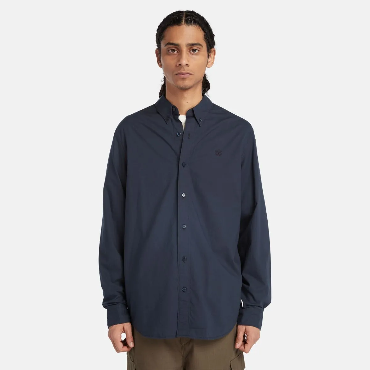 Men's Solid Poplin Shirt