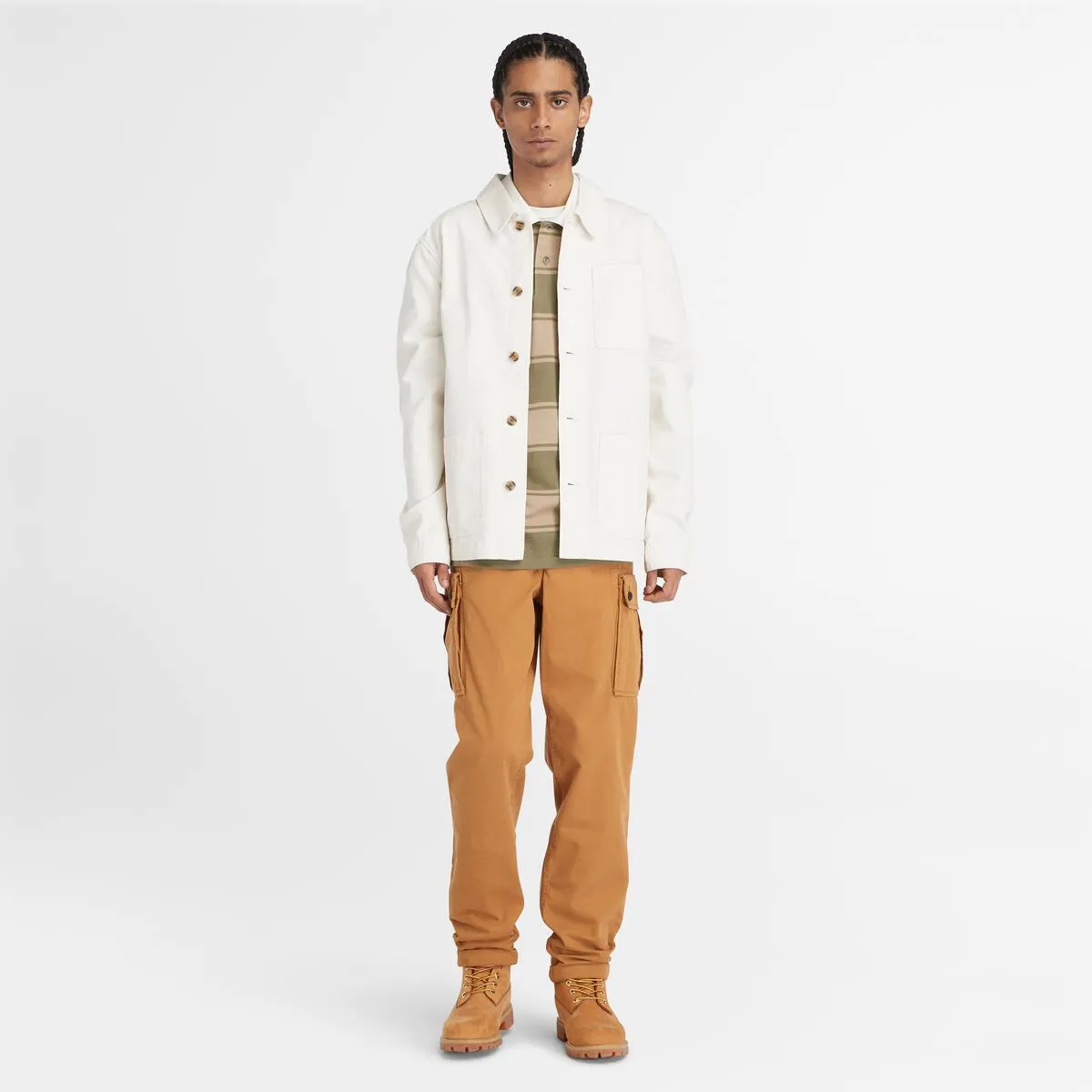 Men's Washed Canvas Chore Jacket