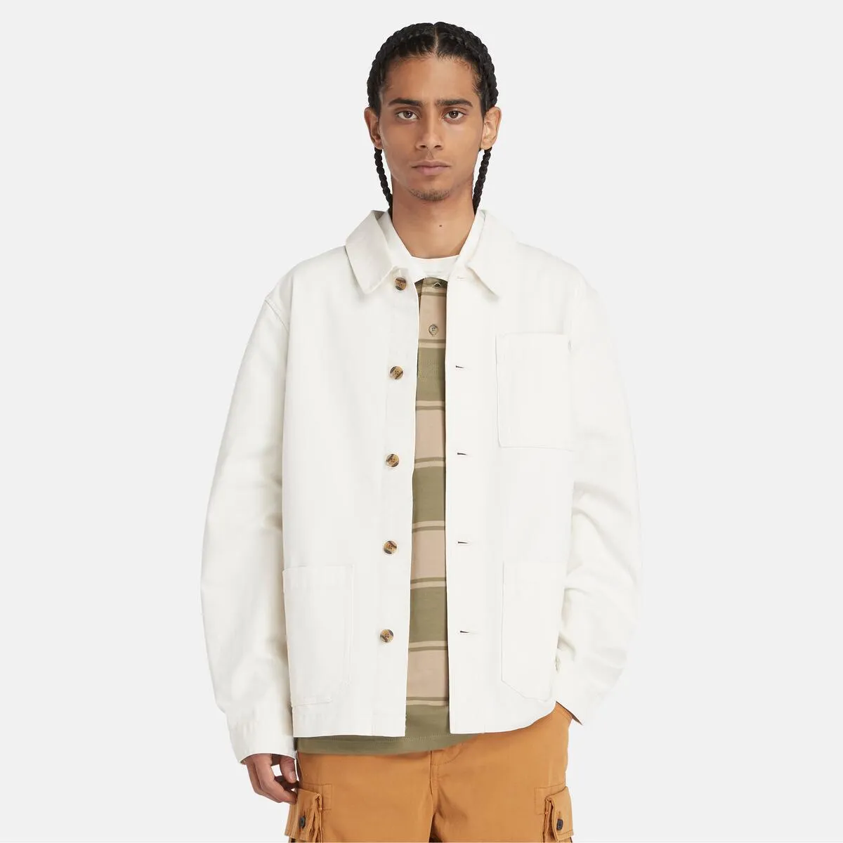 Men's Washed Canvas Chore Jacket