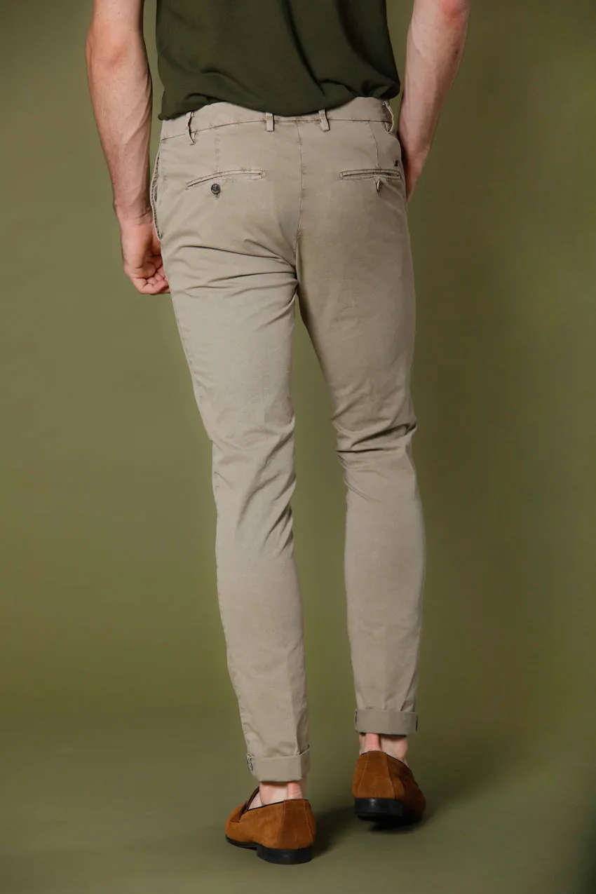 Milano Style essential pantalone chino uomo in twill stretch extra slim fit