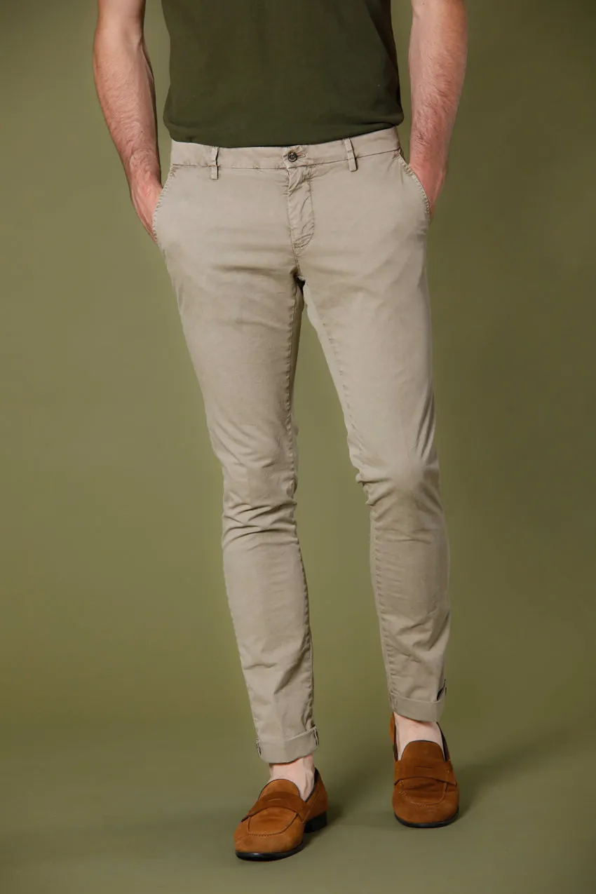 Milano Style essential pantalone chino uomo in twill stretch extra slim fit