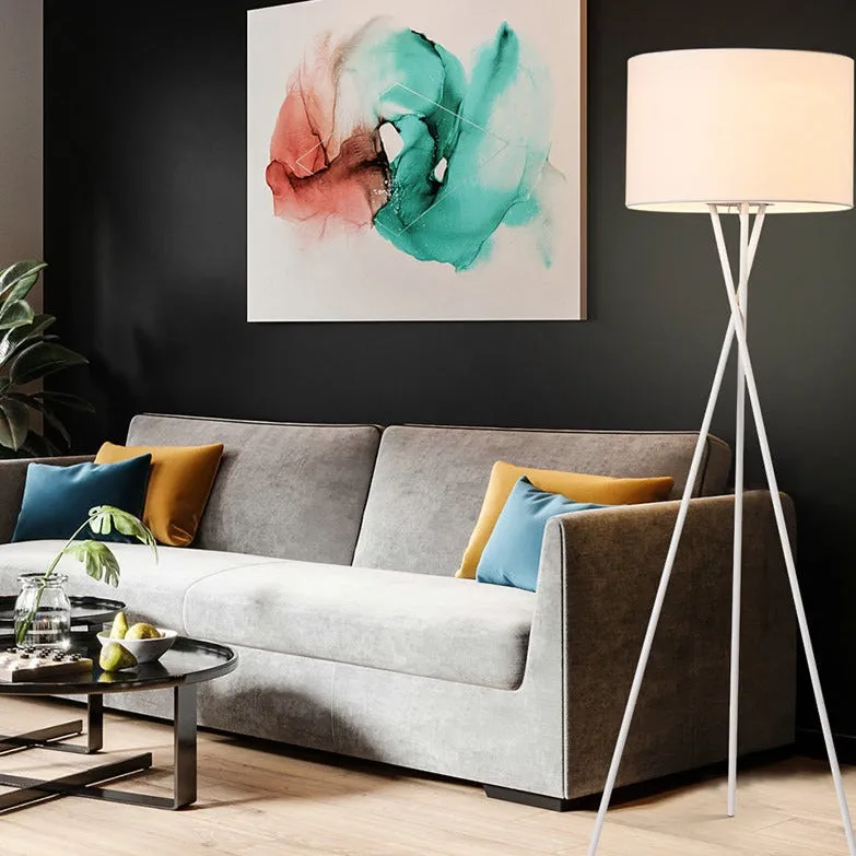 Miro White Tripod Floor Lamp