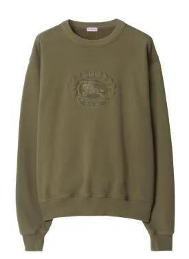 OAK LEAF CREST COTTON SWEATSHIRT